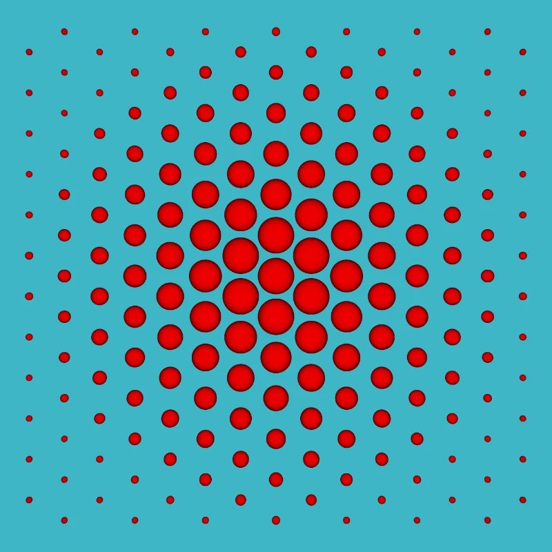 Red spheres