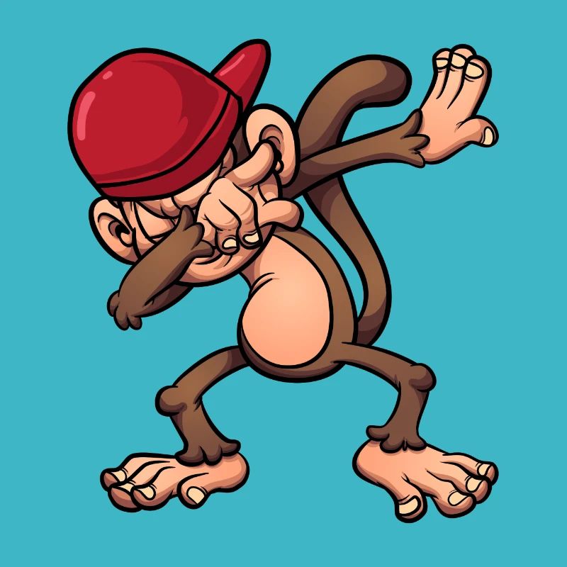 DABBING MONKEY SHIRT FUNNY DANCING GORILLA