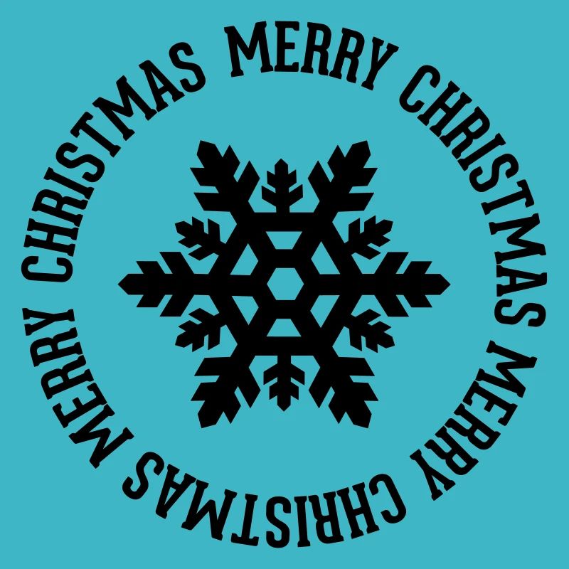 Merry Christmas snowflake