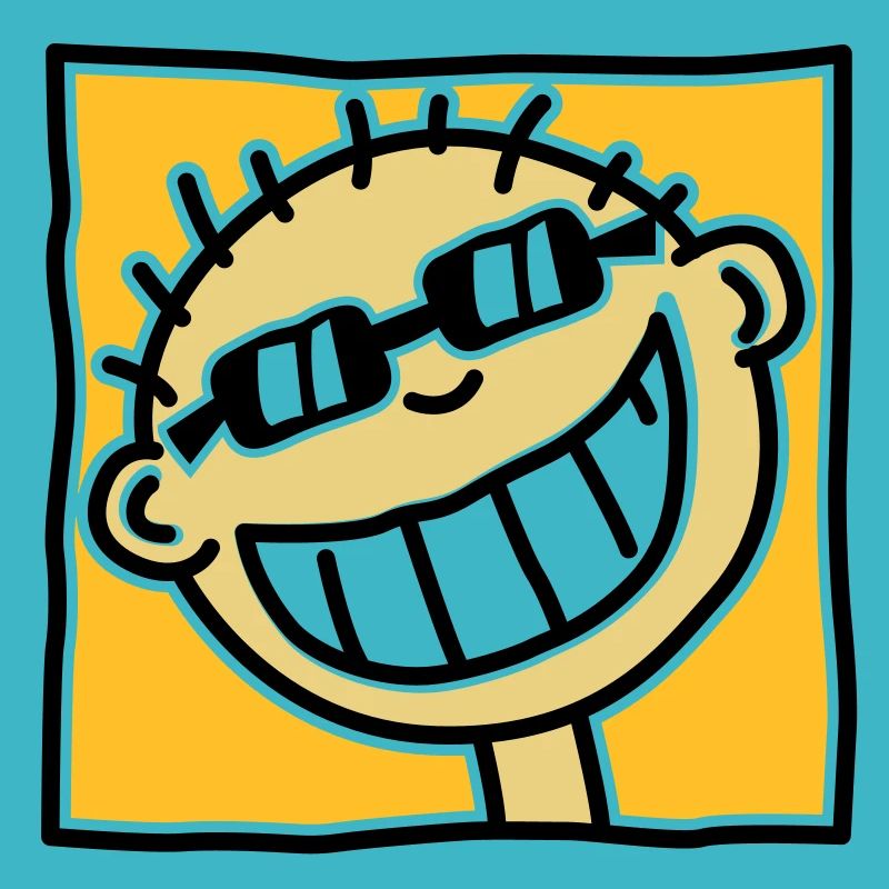 A grinning Tourist