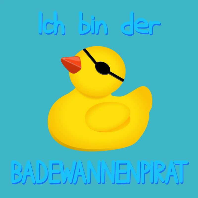 Bathtub pirate rubber duck gift idea