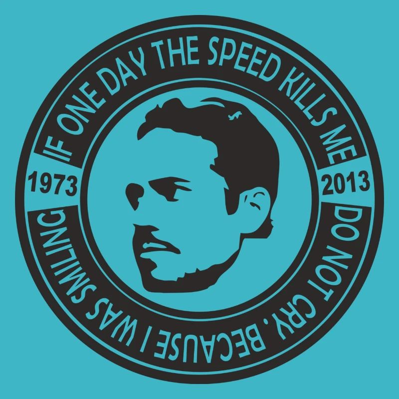 Paul Walker rund schwarz