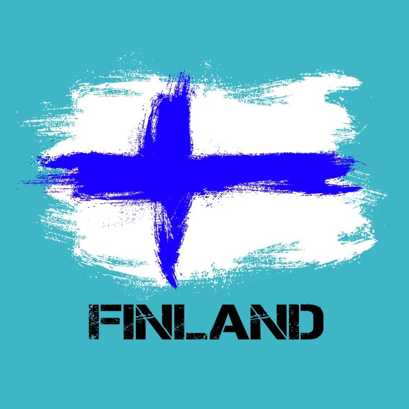 Drapeau Finlande Suomi