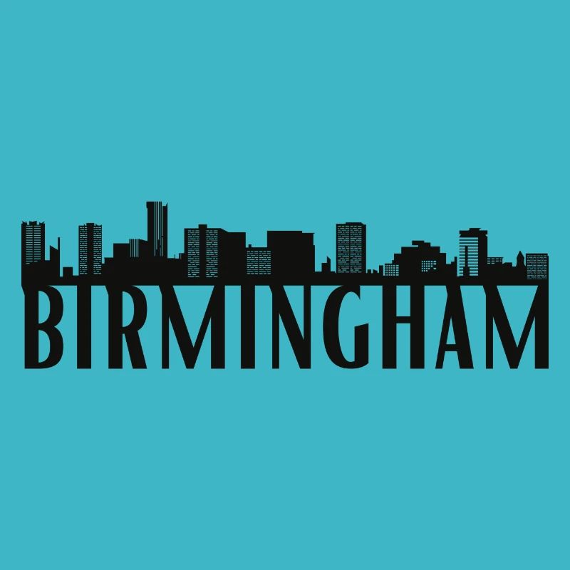 Idée de cadeau de Birmingham Angleterre skyline UK