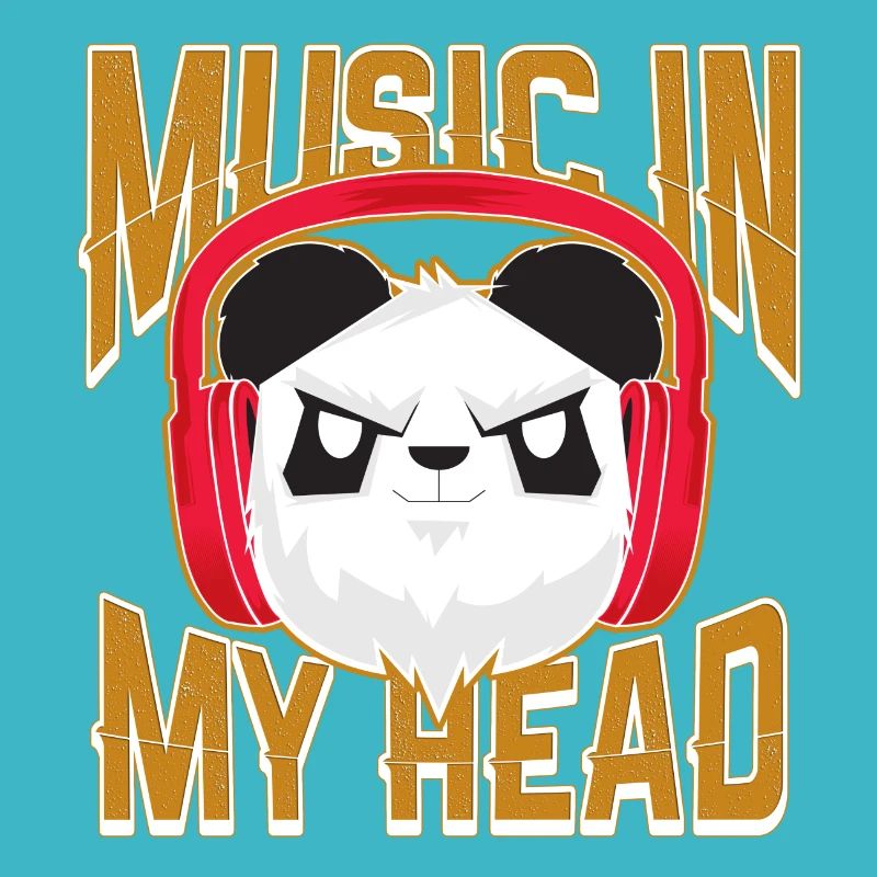 Musik Panda Kopfhörer