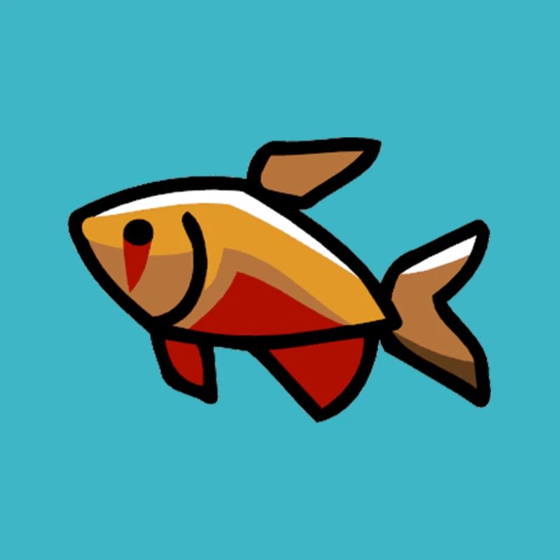 Dessin de poisson rouge