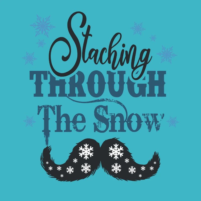 staching through the snow
