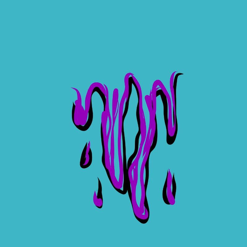 Dripping Purple Design