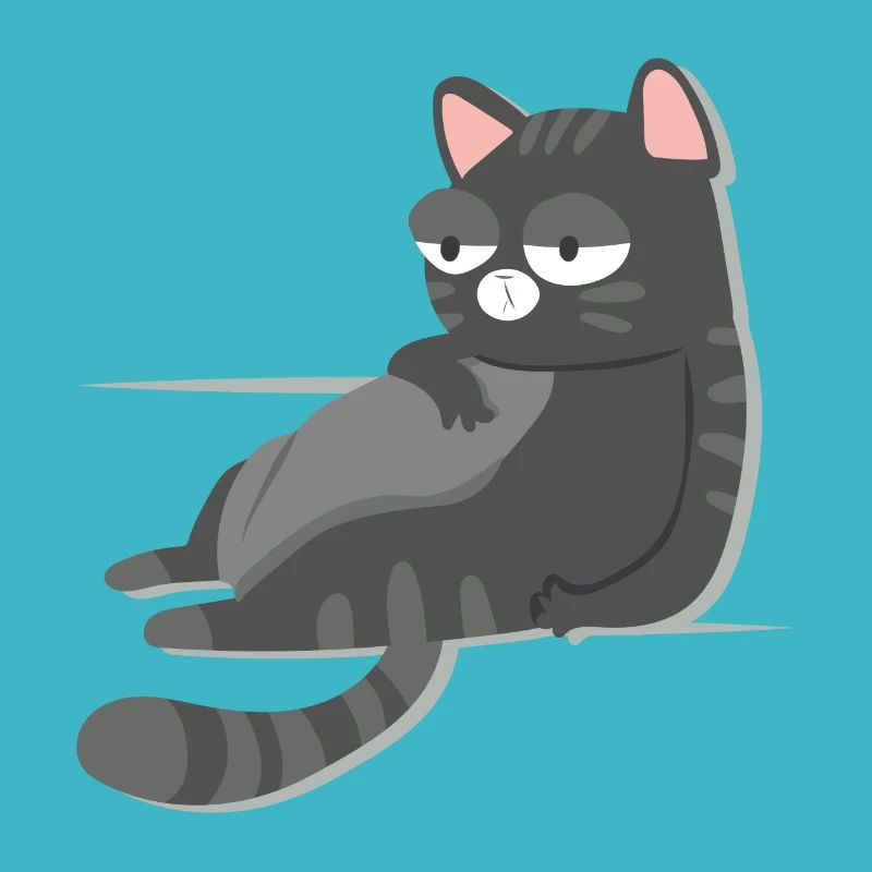 chillende Katze