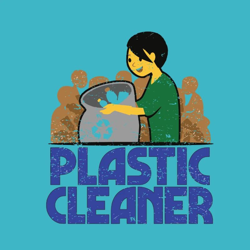 Plastic cleaner plastic garbage environmental protection