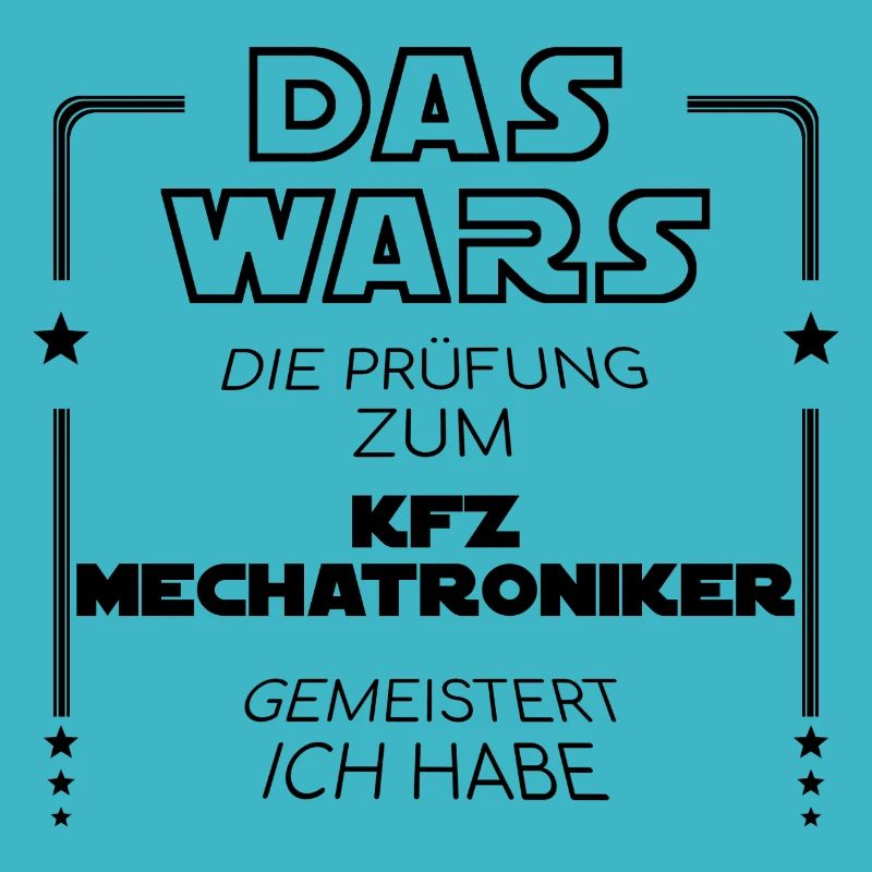Das Wars Abschluss 2019 KFZ-Mechatroniker Geschenk