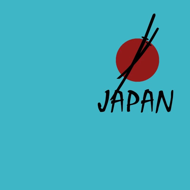 japon samouraï épées rouge soleil