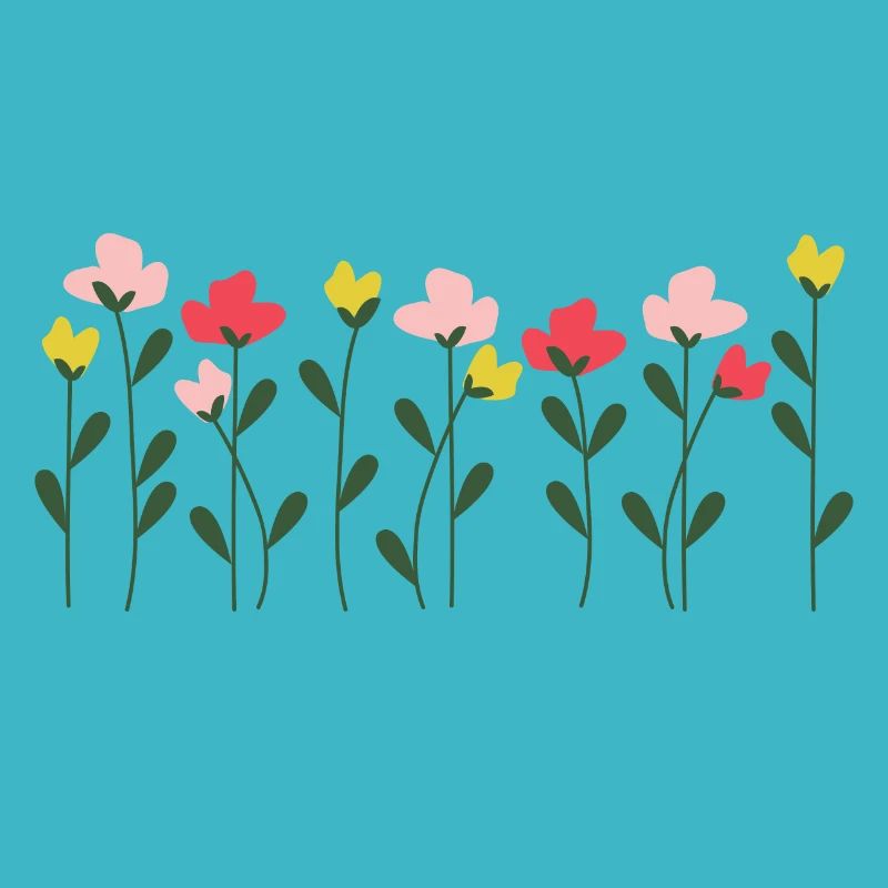 Nature design - pré de fleurs