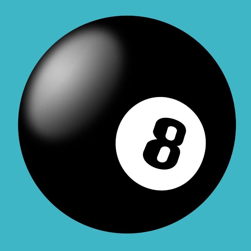 Boule de billard 8