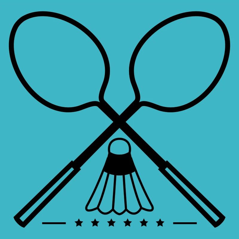 Vector Badminton Sport Design