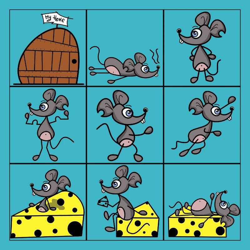 Mice with cheese