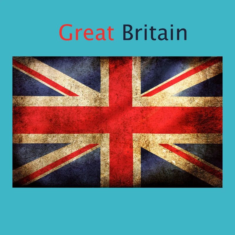 englisch flag with great britan
