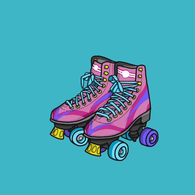 Roller Skates Rollschuh 80er