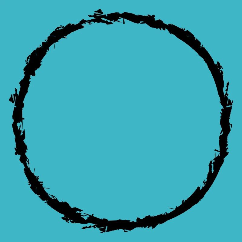 duenner ring cracked round circle round stripe line