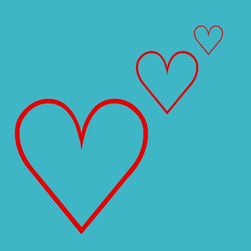 Rote Herzen Geschenkidee Geschenk Idee