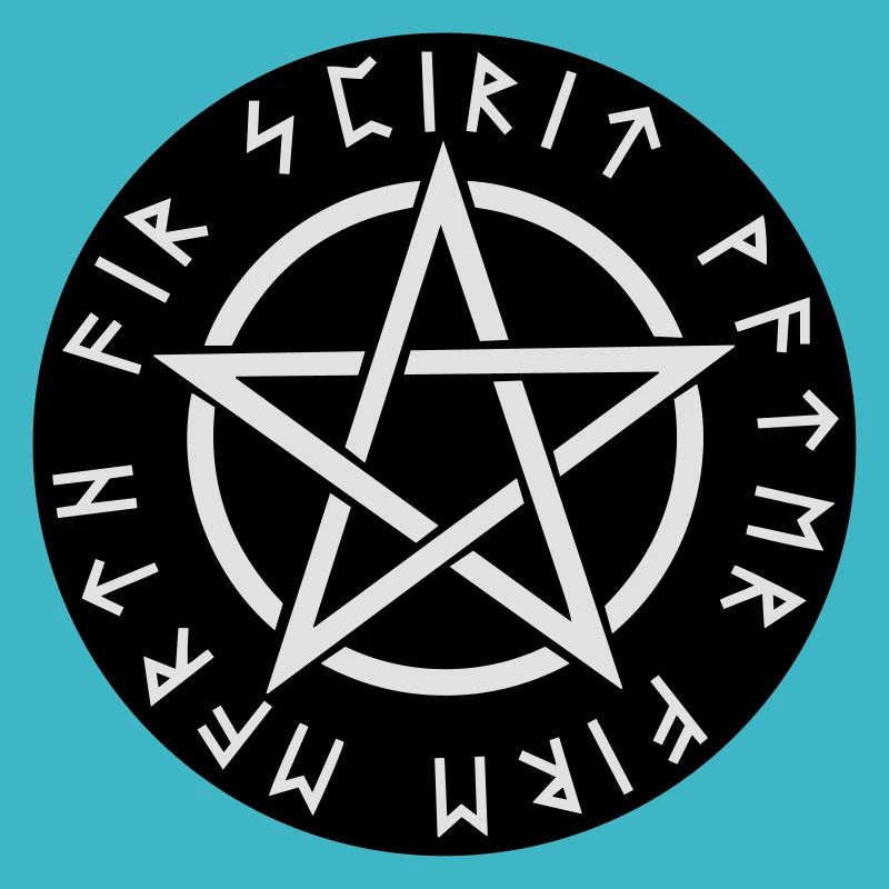 Pentagramm Rune Elemente Symbol