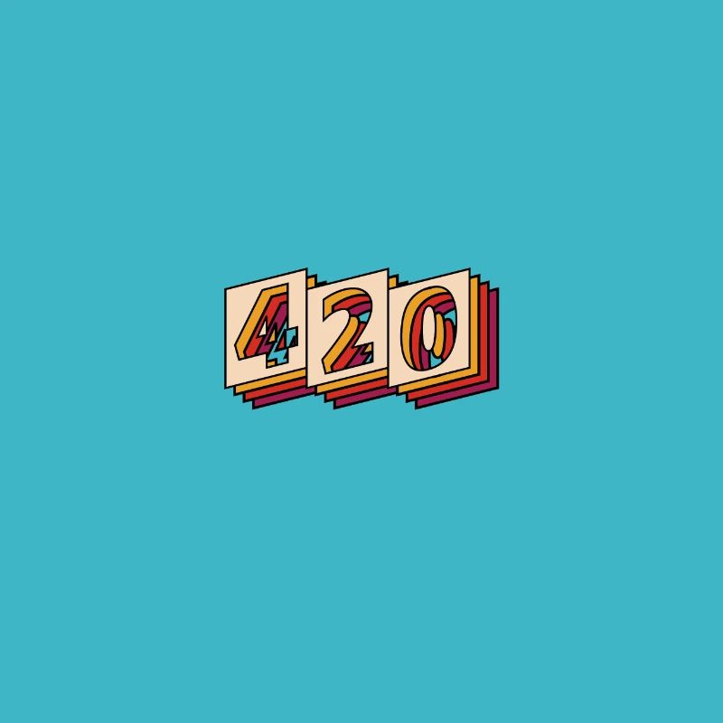 420 retro logo