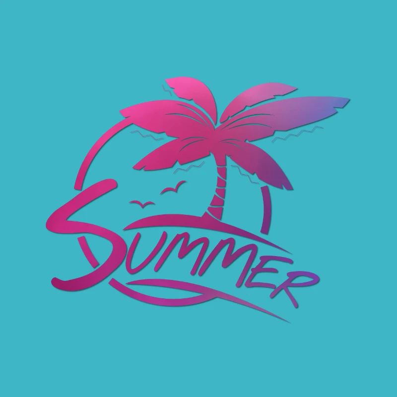 Summer lettering