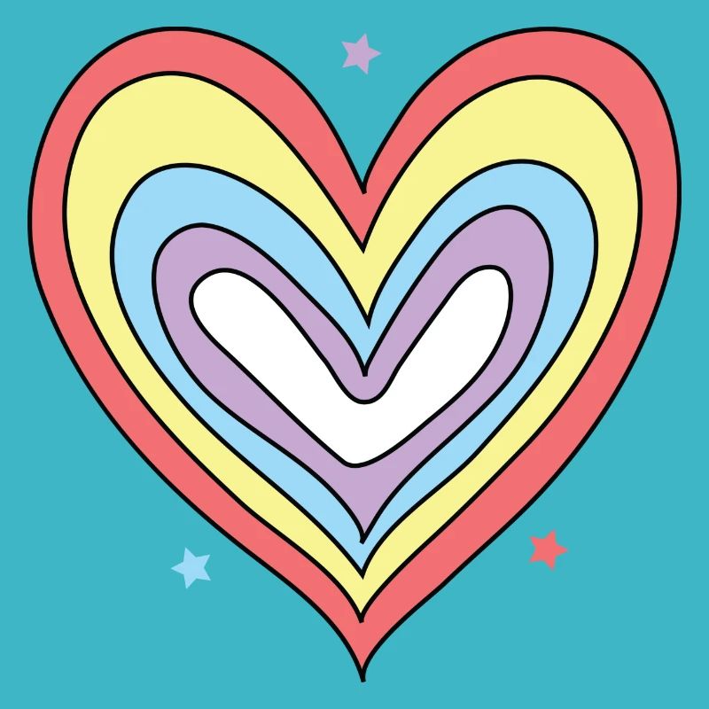 RAINBOW HEART