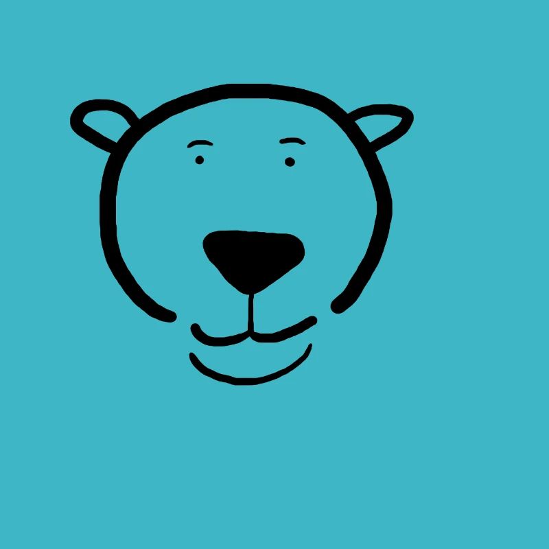 Bear, drawing, simple, simple, simple, beautiful