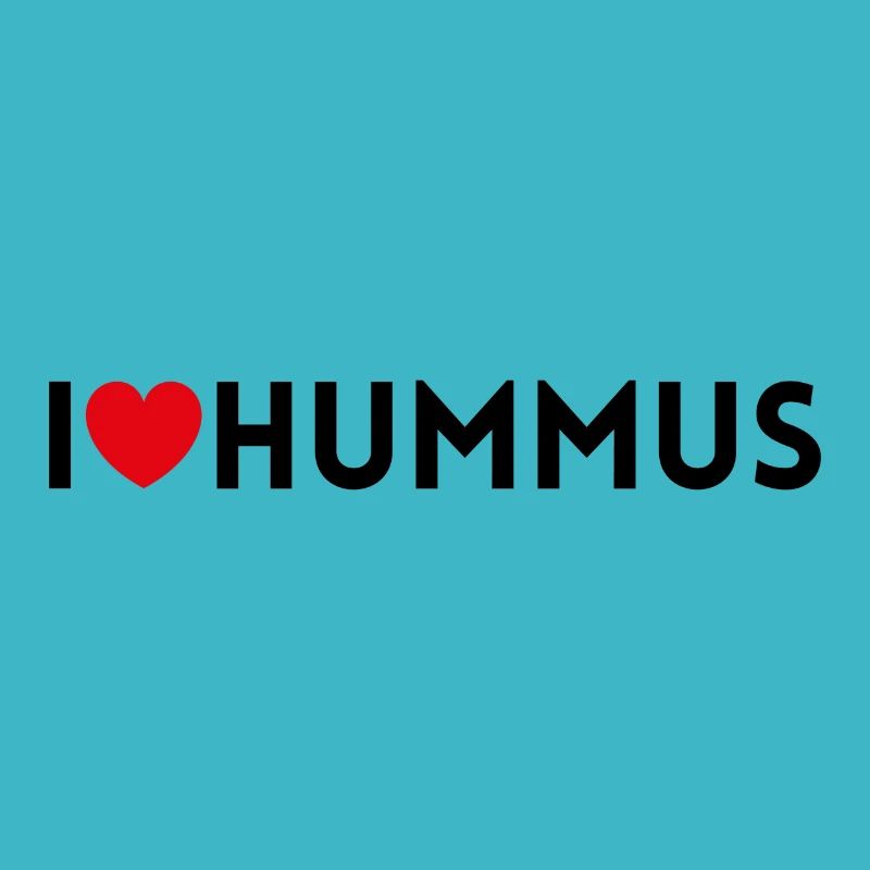 J'aime le cadeau végétalien houmous