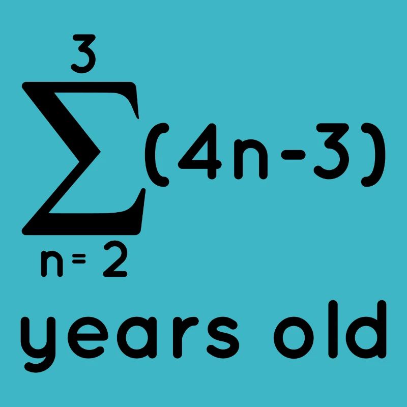 14 Years Math Sum Sign Gift