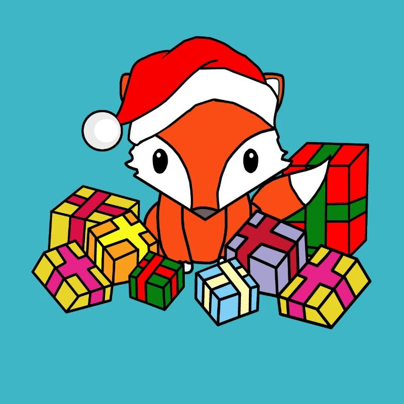 Christmas fox gifts Christmas present