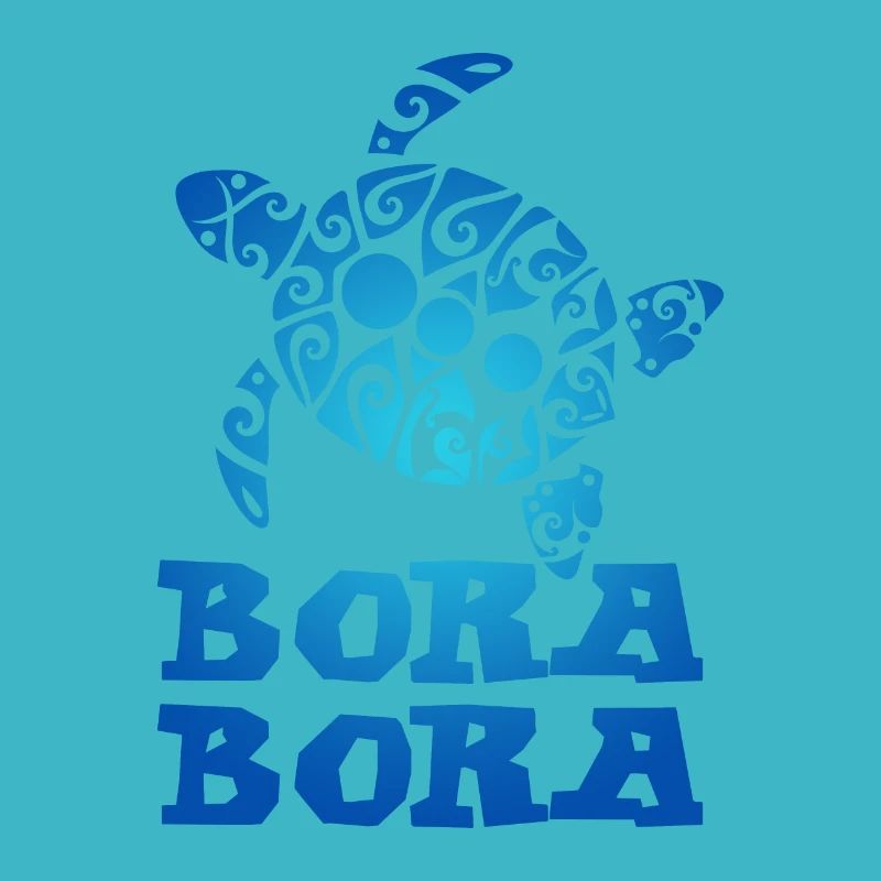 Polynesia Bora Bora Bora Turtle Tribal Tatto