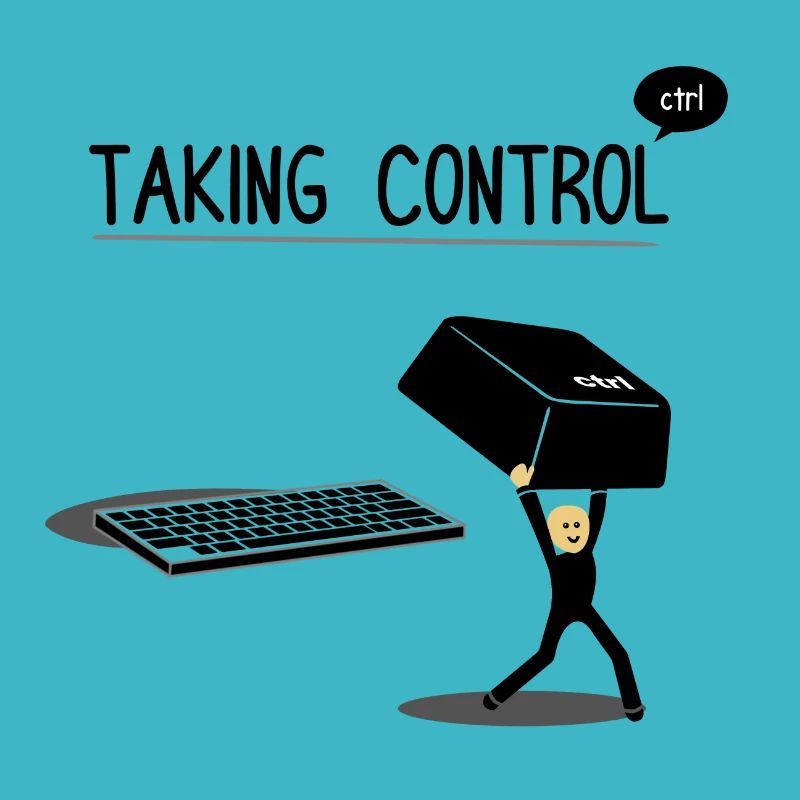 Taking Control Keyboard Computer Tastatur