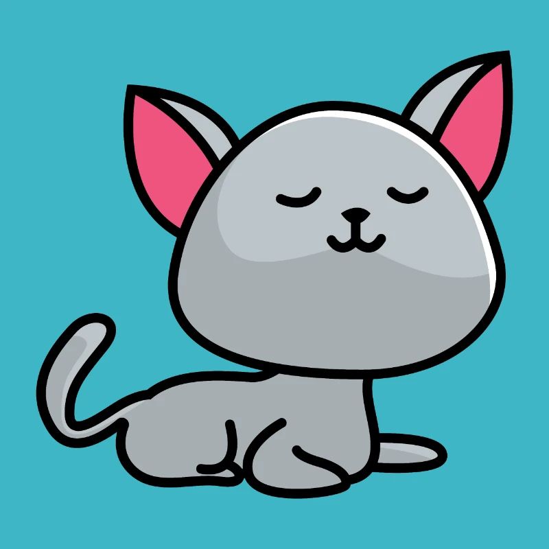 Eingebildete britisch Kurzhaar Katze