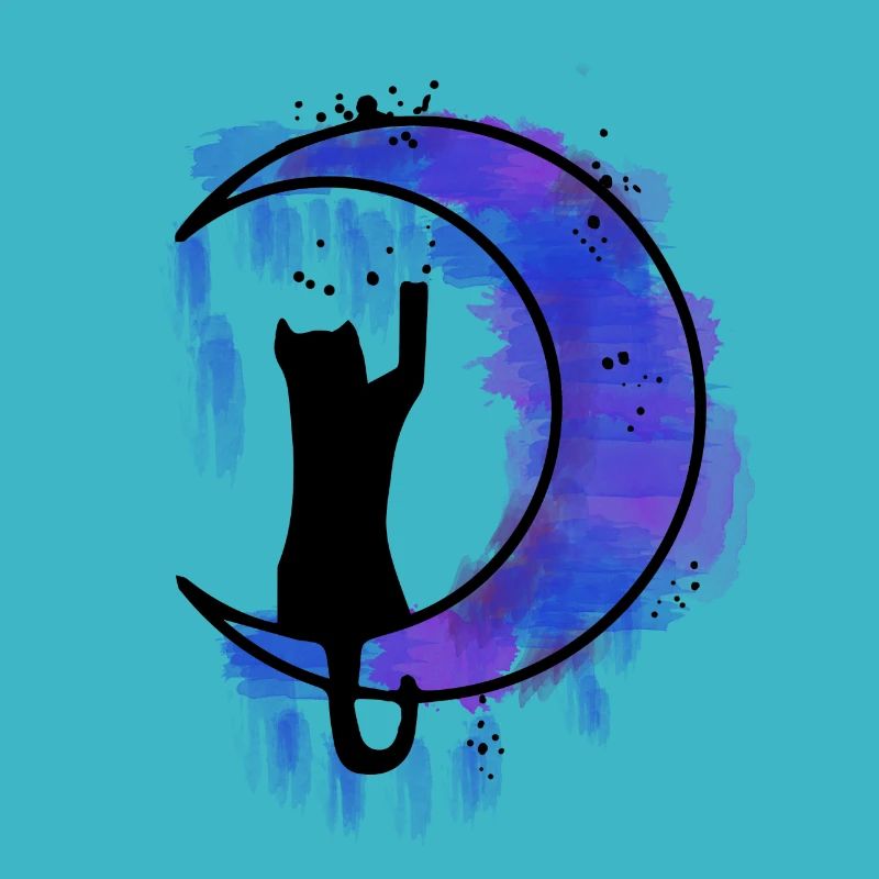 Katzen Mond