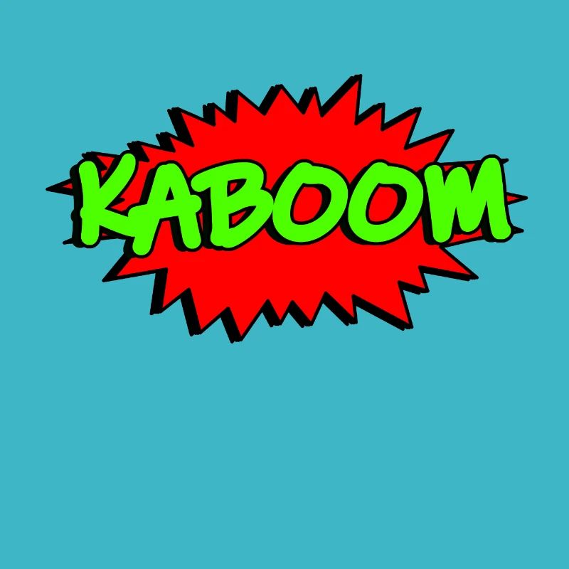 Comic Kaboom Schirftzug Graffiti cooles Geschenk