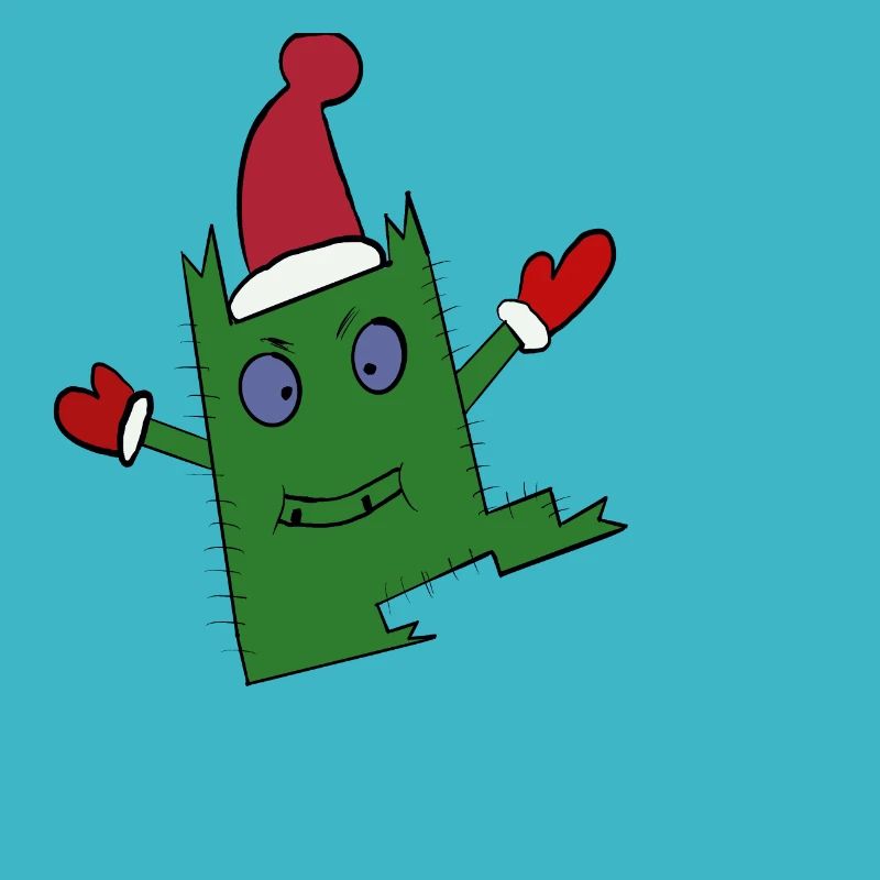 Cooles Weihnachtsmonster