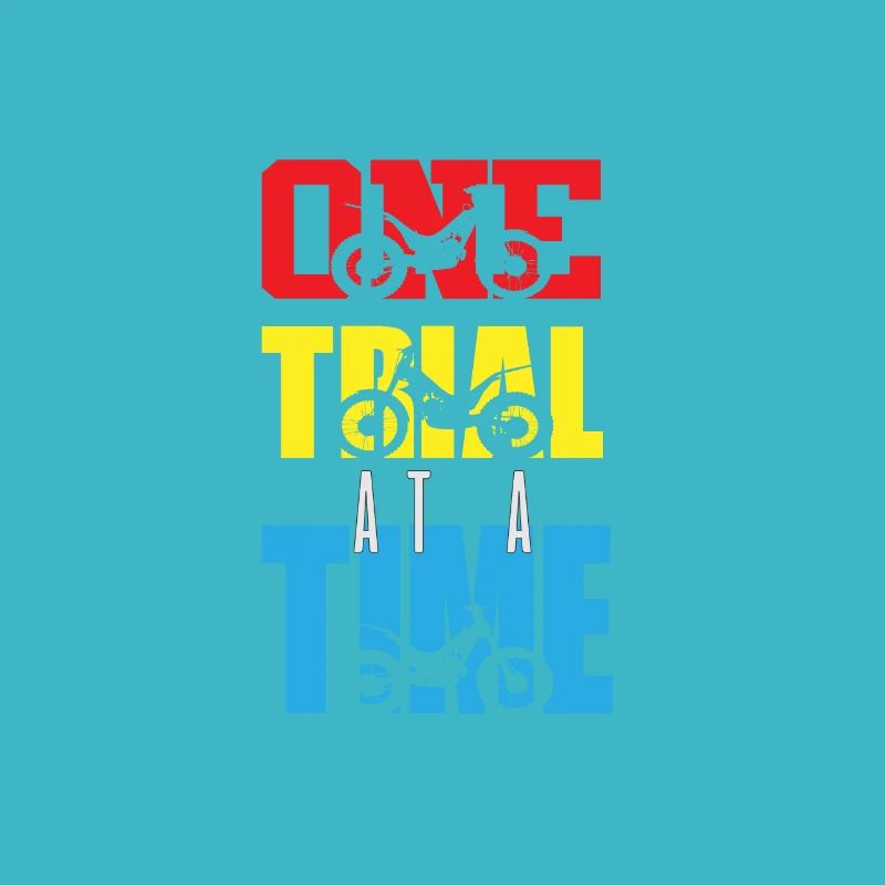 One trial time, trial motorcycle, enduro, motocross