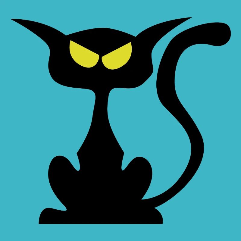 Schwarze Katze