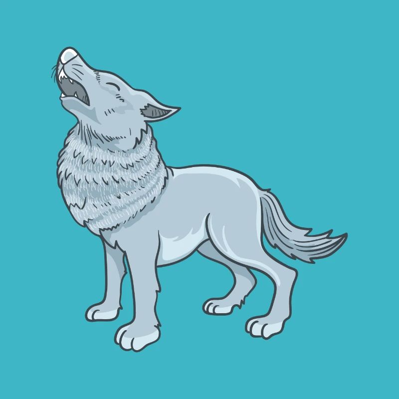 Cartoon Wolf