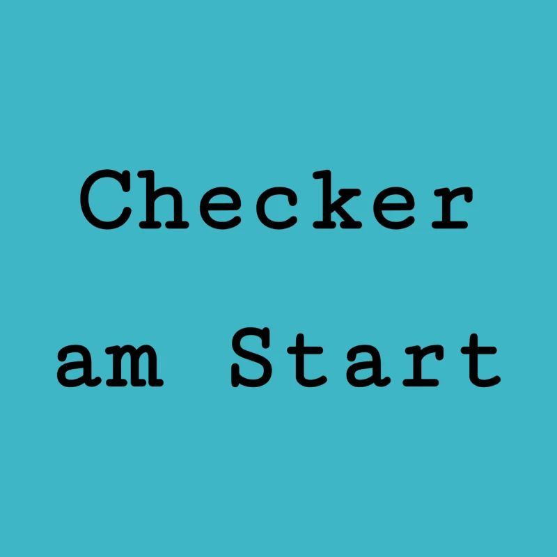 Checker am Start