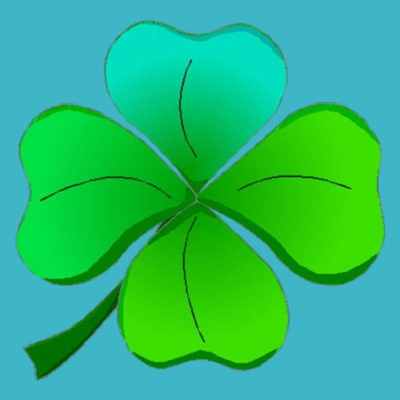 Four Leaf Clover For Luck