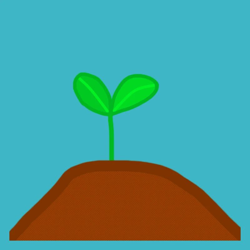 Petite plante nature pousse