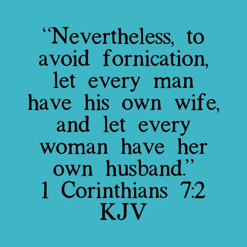 1. Korinther 7: 2 King James Version