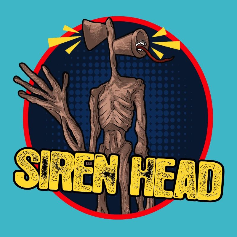 Sirenenkopf mit Logo