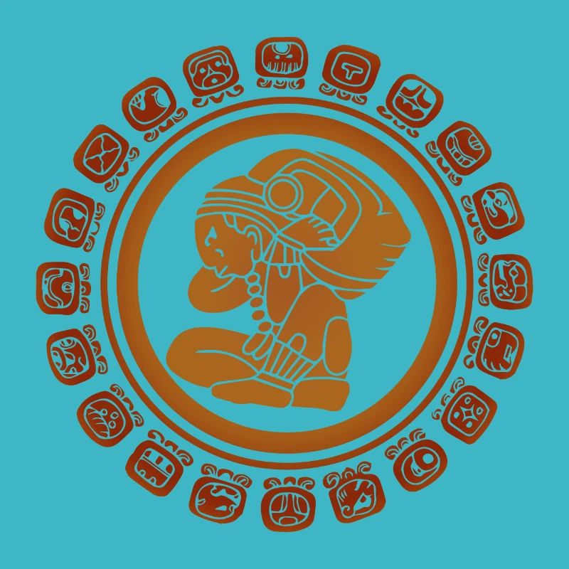 Maya Symbol Maya Kalender Geschenkidee