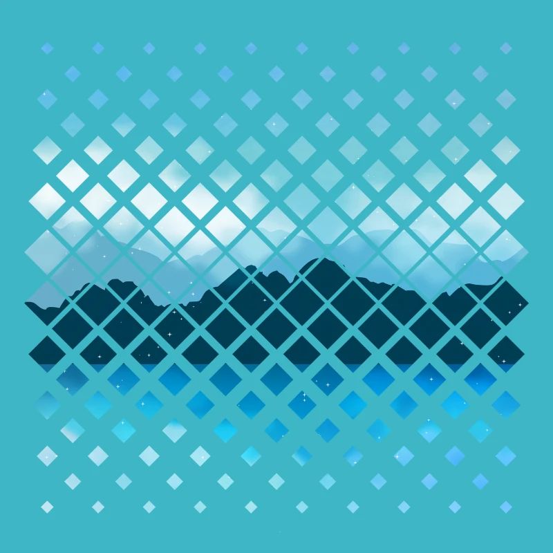 Mountains pattern