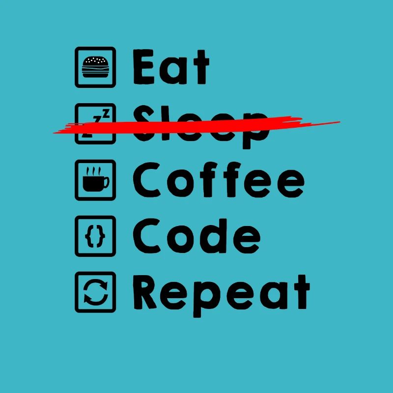 Eat Coffee Code Repeat