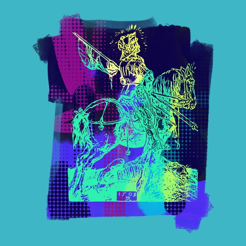 Medieval Knight Original Albrecht Dürer Pop Art